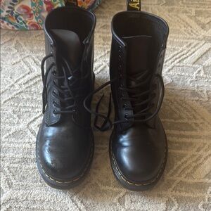 Dr. Martens Black Leather Boots